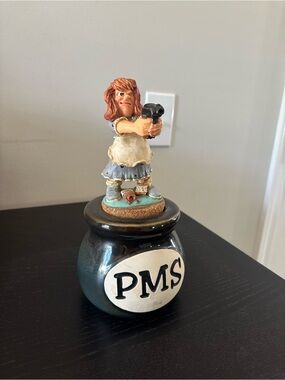 PMS funny clay money jar